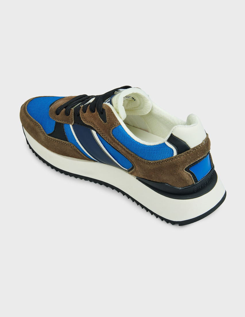 мужские многоцветные Кроссовки Bikkembergs 20216MARBLU_multi - фото-2