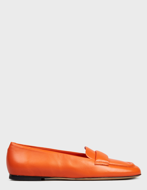 женские оранжевые кожаные Лоферы Evaluna 3214_orange - фото-5