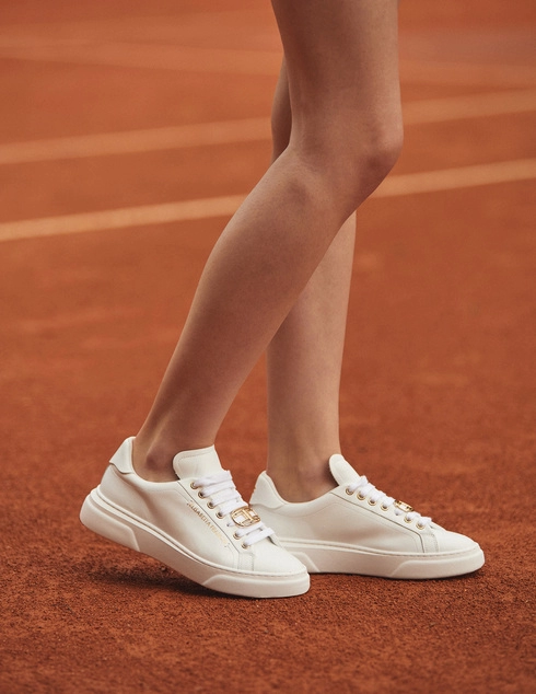 белые Кеды Elisabetta Franchi SA-60H-21E2-V250-100