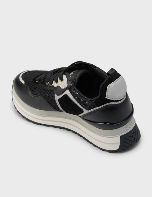 женские черные Кроссовки Liu Jo BA6009PX077-22222 - фото-2