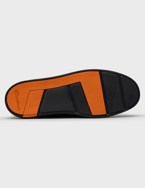 черные Кеды Santoni 21571_black размер - 40; 41; 42; 42.5; 43; 44; 45; 46