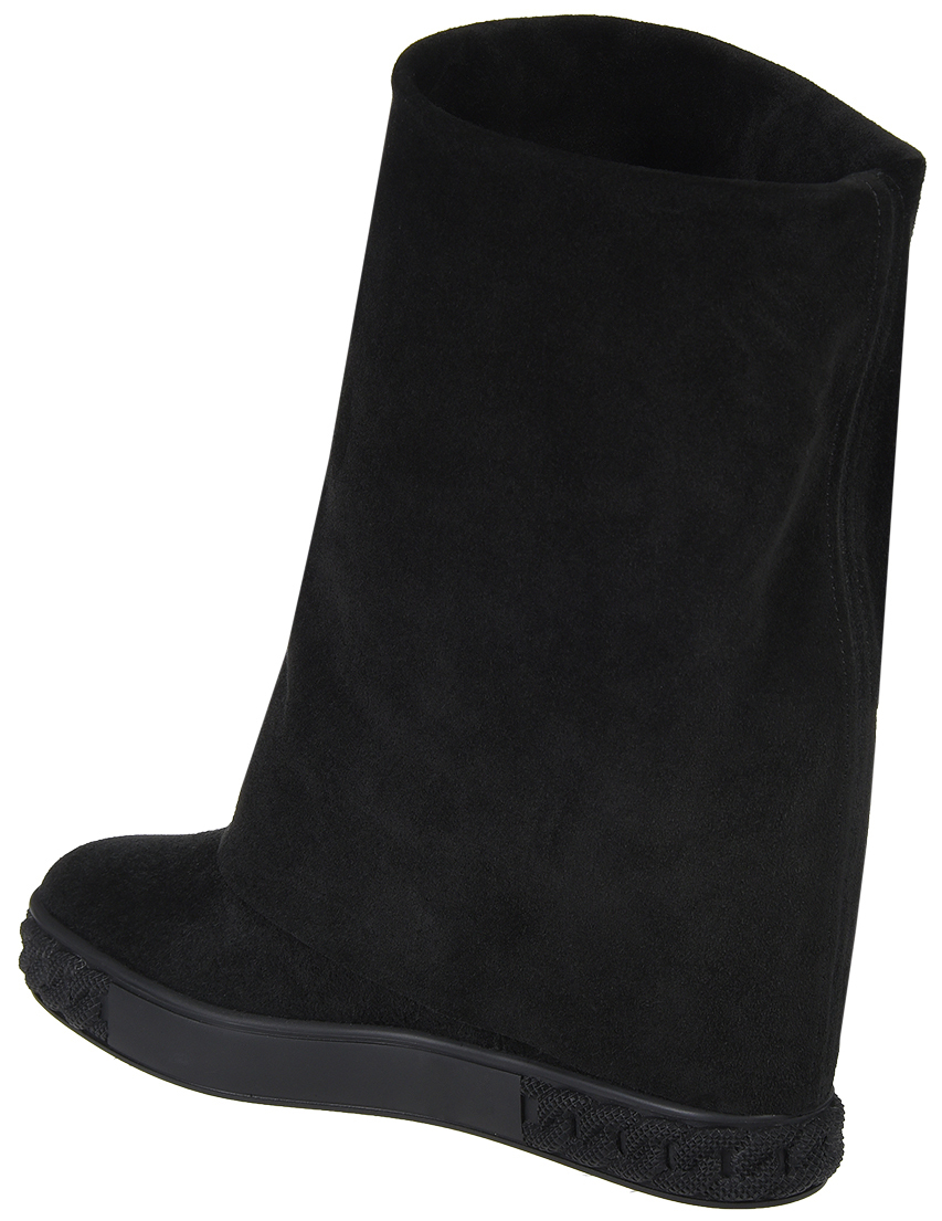 женские черные Полусапоги Casadei 040-М1-2-З_black - фото-2