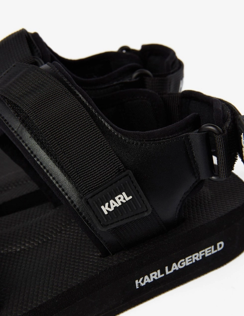 черные мужские Сандалии Karl Lagerfeld ms093_black 6124 грн