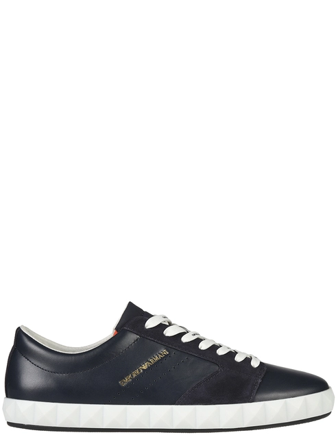 мужские синие Кеды Emporio Armani X4X254XL694-C128 - фото-2