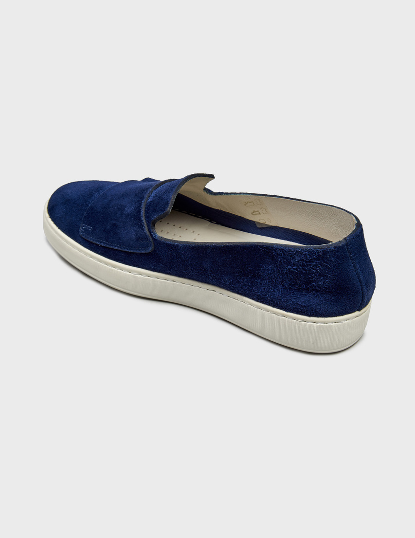 женские синие Слипоны Santoni Sant-WBCE60045BIACUEYU40_blue - фото-2