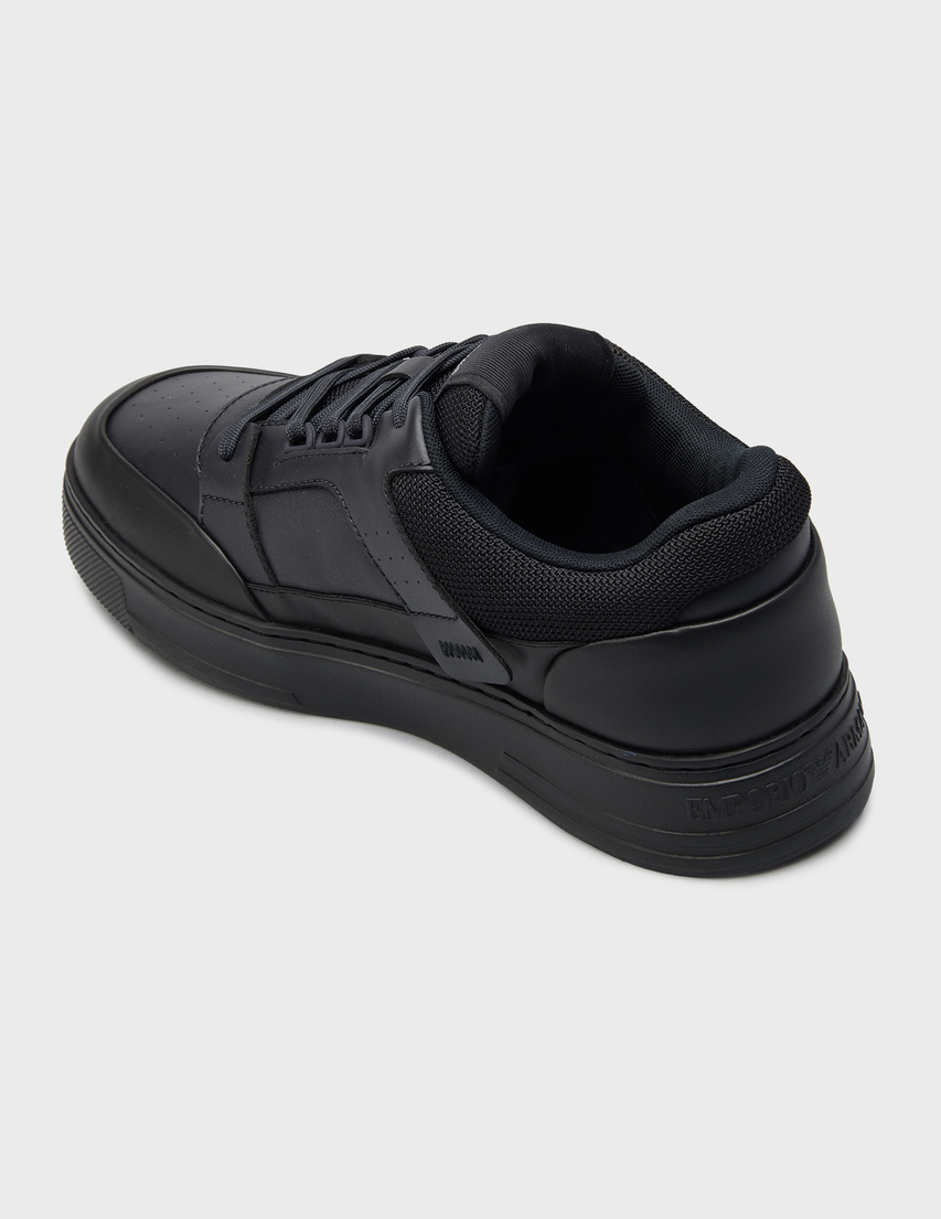 мужские черные Кеды Emporio Armani AGR-855-312_black - фото-2