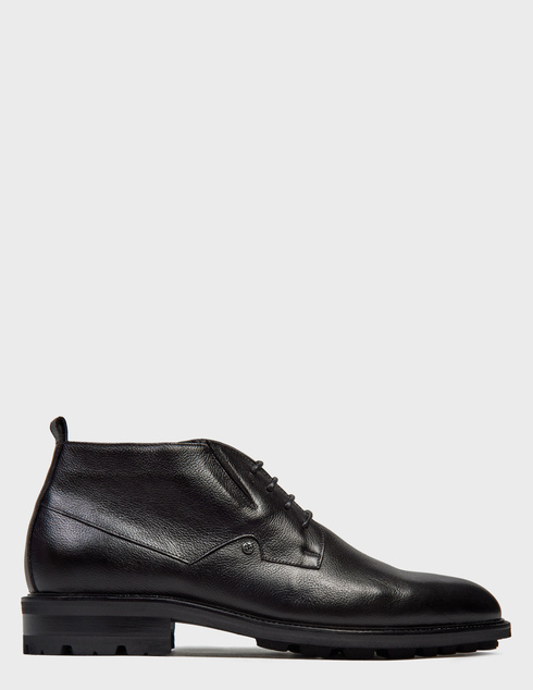 мужские черные кожаные Ботинки Mario Bruni 14414_black - фото-5