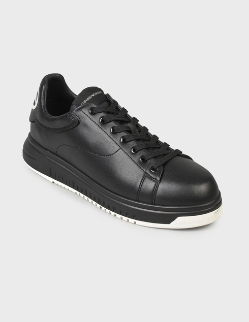 мужские черные Кроссовки Emporio Armani AGR-X4X264XM985-A083 - фото-2