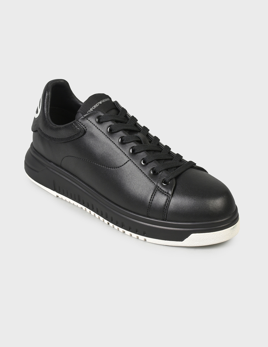 мужские черные Кроссовки Emporio Armani AGR-X4X264XM985-A083 - фото-2