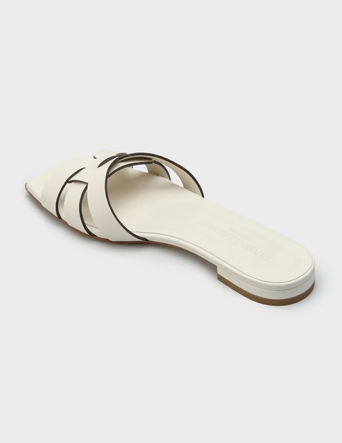 женские белые Шлепанцы Sergio Levantesi norma6_white - фото-2