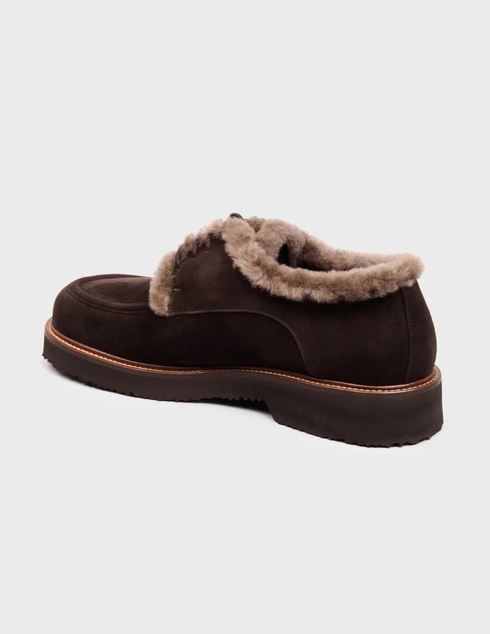женские коричневые Дерби H'estia Venezia 8368-2_brown - фото-2