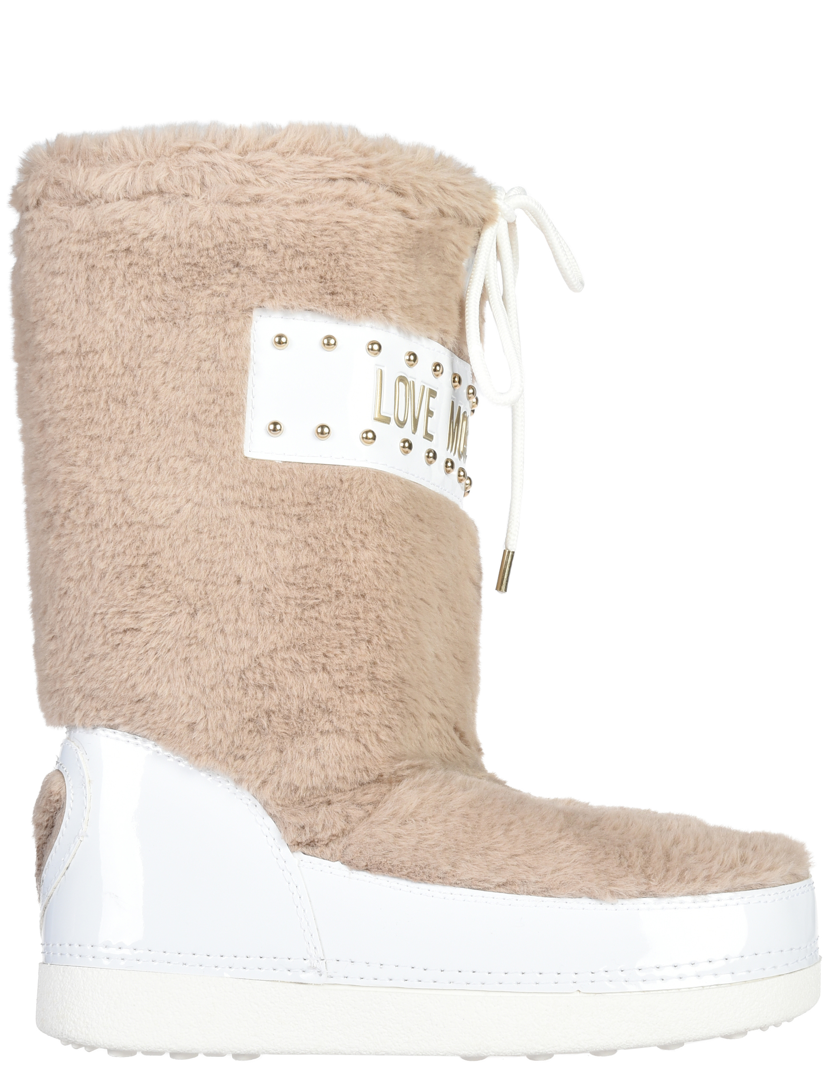 Женские сапоги Love Moschino AGR-24052_beige