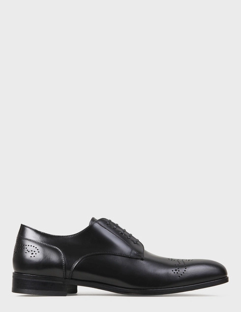 мужские черные кожаные Дерби Roberto Morelli 3900-black - фото-5