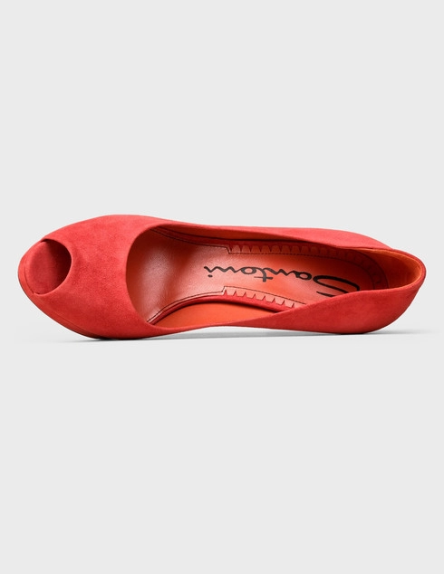 коралловые женские Туфли Santoni WDWL57196HX2RMGDR44-coral 6942 грн