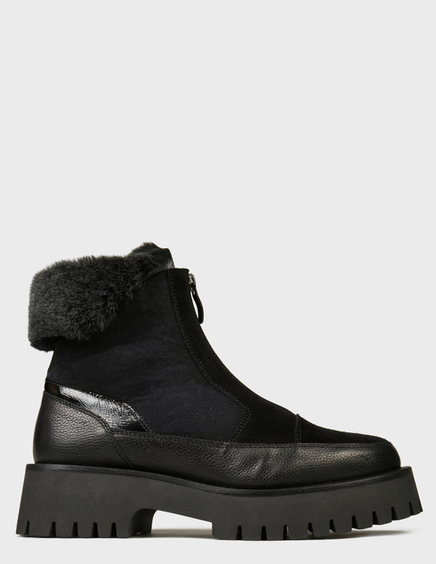 женские черные замшевые Ботинки Marzetti 8637-M_black - фото-5