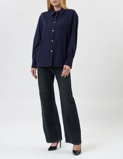 Kaos CO022-flanel-blunotte_blue фото-2