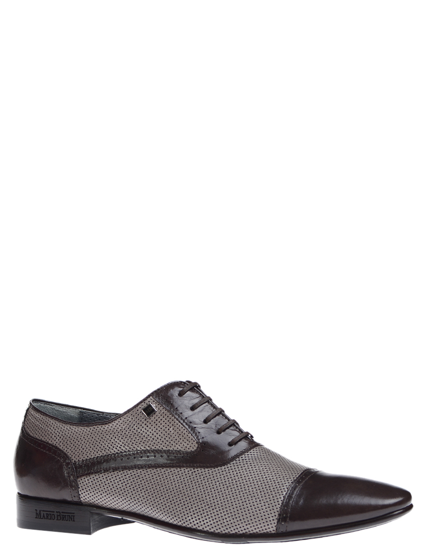 мужские коричневые Оксфорды Mario Bruni 54580_brown - фото-6