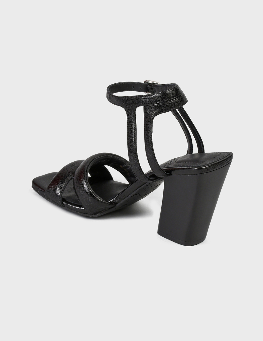 женские черные Босоножки What For SS21WF077 - фото-2