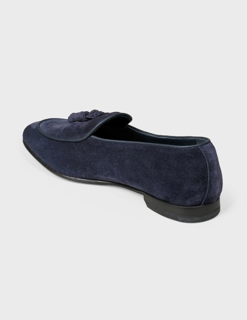 мужские синие Лоферы Pellettieri di Parma 395037G-02-99-blue - фото-2