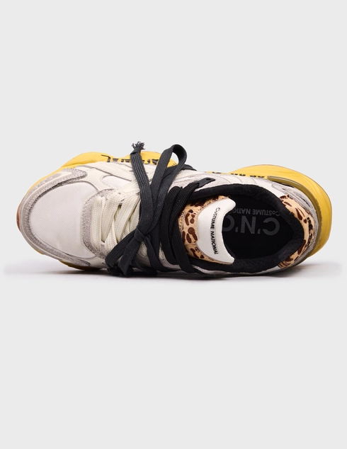белые женские Кроссовки Costume National 32105-K-R_white 14490 грн