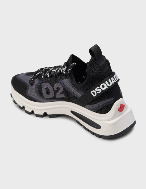 мужские черные Кроссовки Dsquared2 0336-black - фото-2