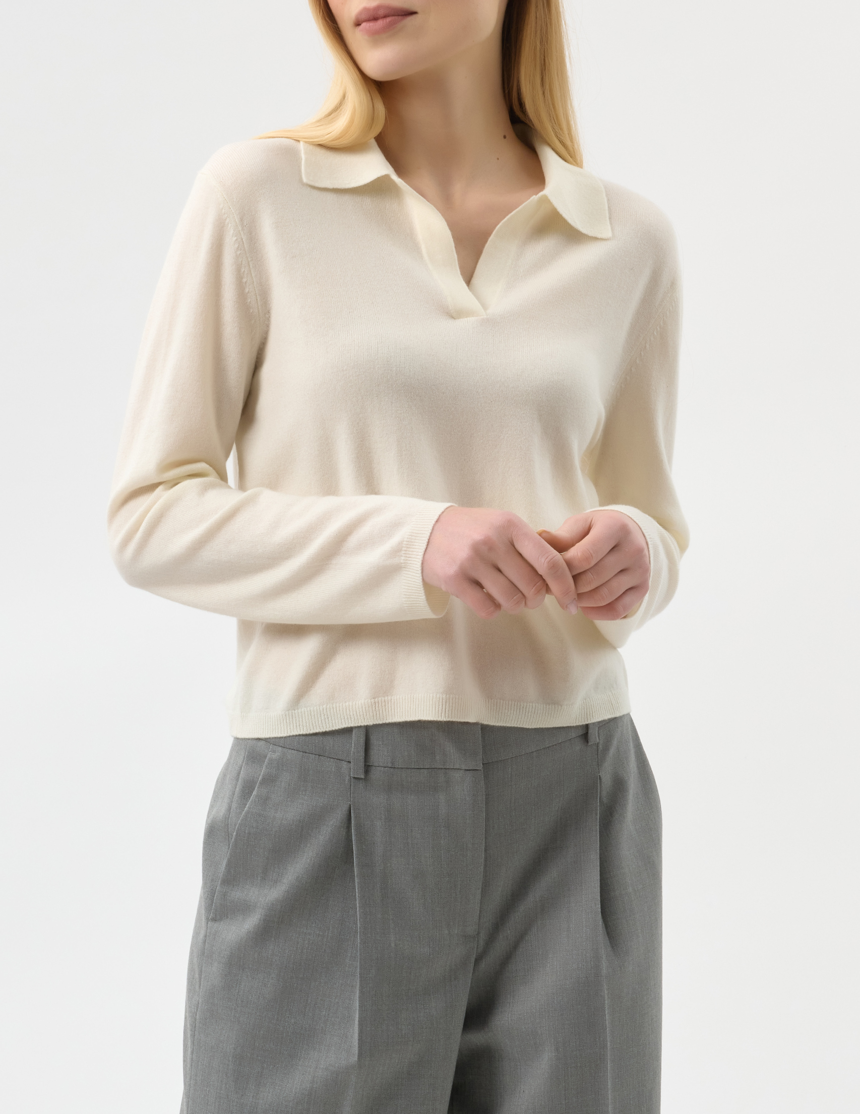 

Джемпер, Белый;молочный