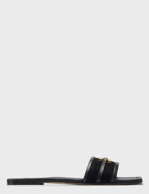 женские черные Шлепанцы Elisabetta Franchi SA-72L-61E2-V440-110 - фото-6