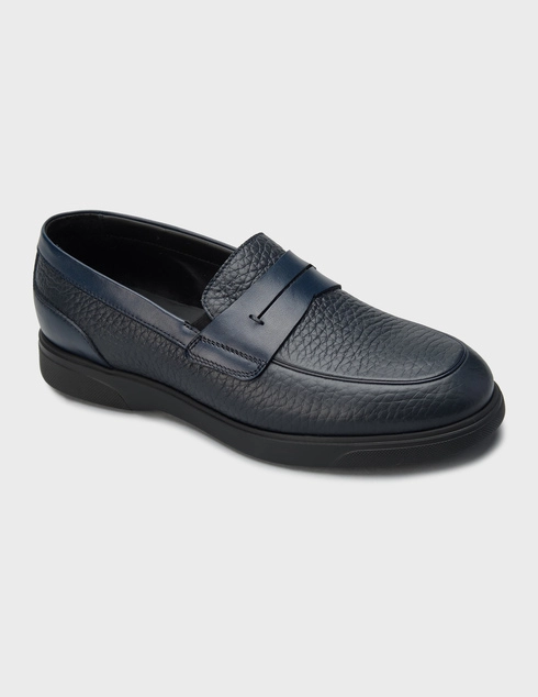 синие Лоферы Baldinini U6B108P1BOOT-1560_blue