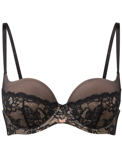 Gossard Super-Smooth-Glamour-Lace-8825-BlackNude фото-1