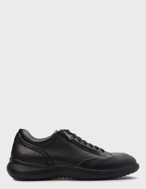 мужские черные кожаные Туфли Giampiero Nicola 46206_black - фото-5