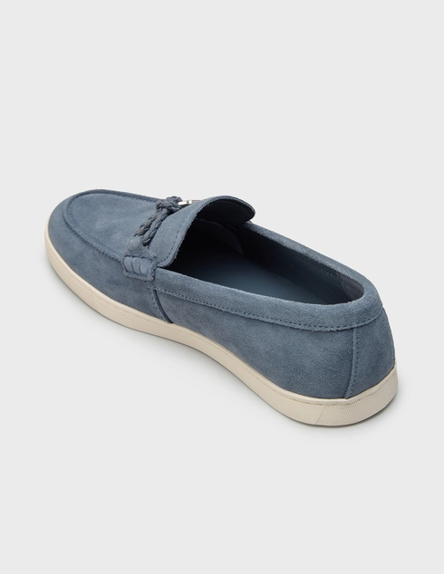 мужские синие Лоферы Guess FMJHEASUE14_blue - фото-2