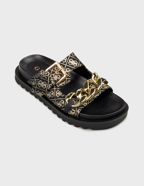 черные Шлепанцы Guess FL6FATFAL03_black
