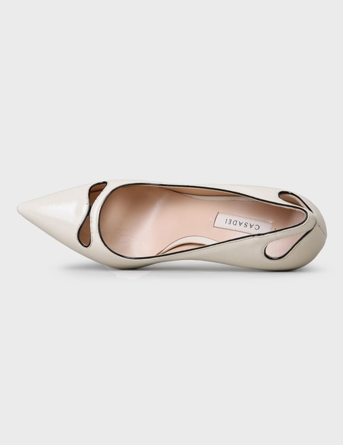 белые Туфли Casadei 837-beige размер - 36; 37.5