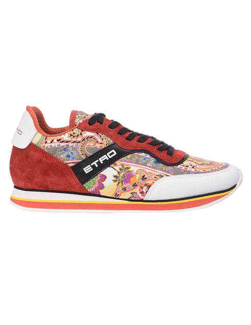 женские красные Кроссовки Etro S120472425_red - фото-2