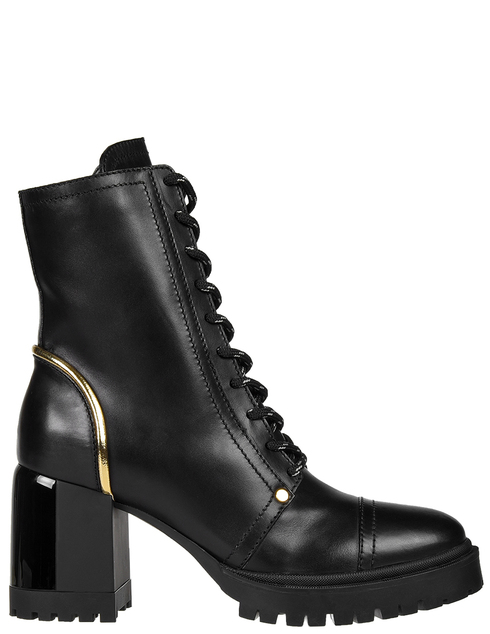женские черные кожаные Ботинки Casadei 1R135_black - фото-5