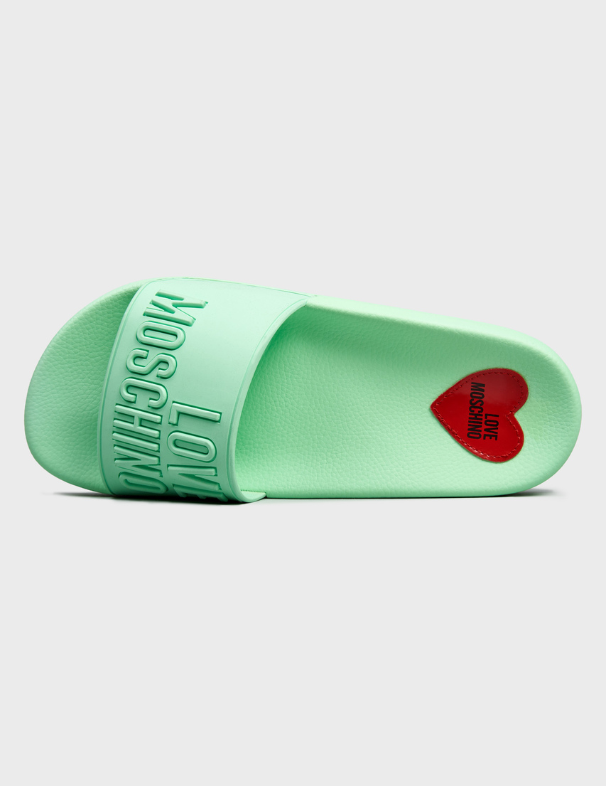 зеленые женские Шлепанцы Love Moschino 28052_green 3790 грн