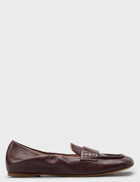 женские коричневые кожаные Лоферы Halmanera MONIC03_brown - фото-5