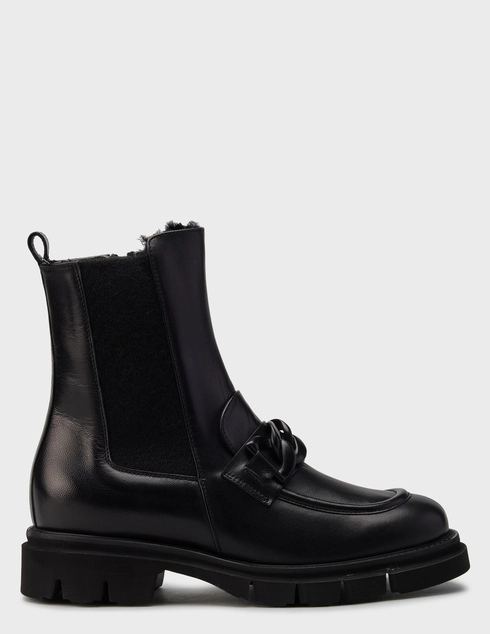 женские черные кожаные Ботинки Luca Grossi K798T_black - фото-5