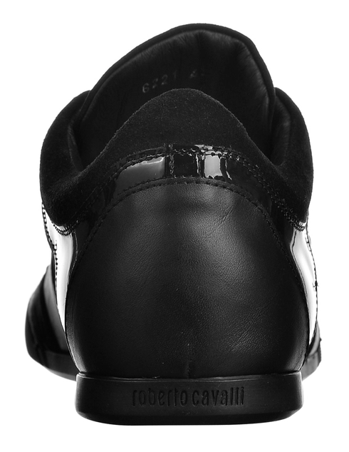 мужские черные Кроссовки Roberto Cavalli 6221_black - фото-2