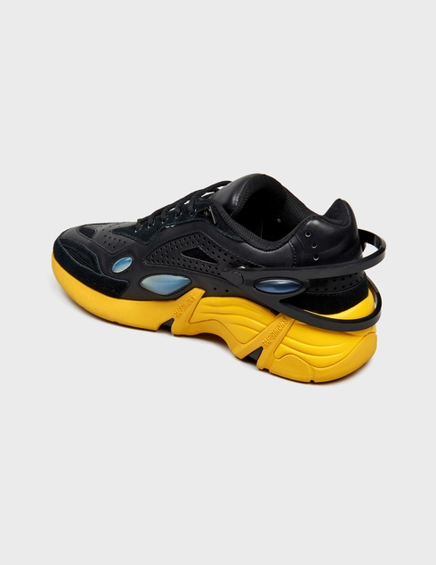 мужские черные Кроссовки Raf Simons HR740003L-01_black - фото-2