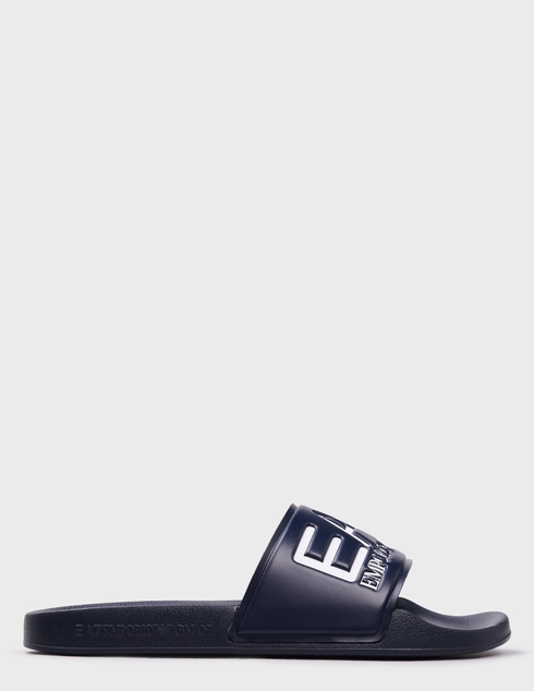 женские синие резиновые Шлепанцы Ea7 Emporio Armani 108-045-blueW - фото-5