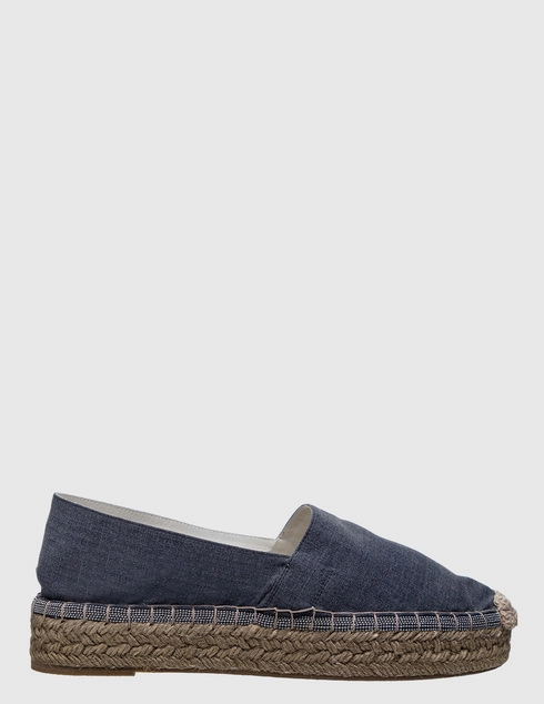 синие Эспадрильи Brunello Cucinelli 134363-blue размер - 40