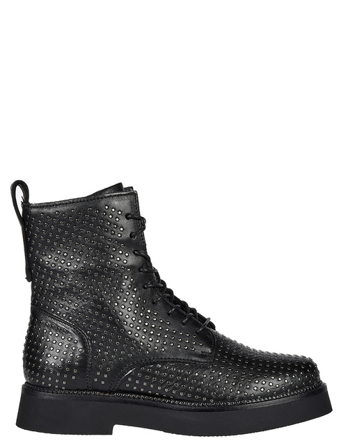 женские черные кожаные Ботинки MJUS 565212-black - фото-5