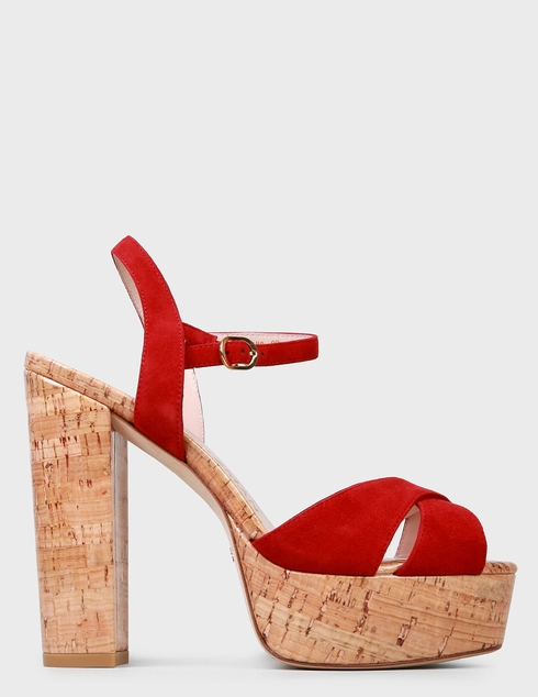 женские красные Босоножки Stuart Weitzman SW-SS20-9L53058-SOLIESSE-red - фото-6