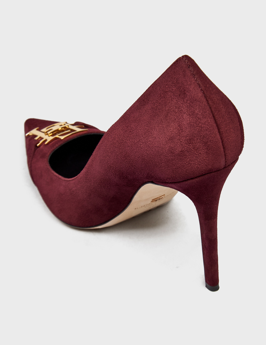 женские бордовые Туфли Elisabetta Franchi SA-31B-46E2-V520-CG3 - фото-2
