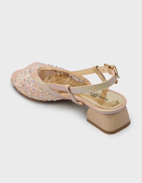 женские золотые Босоножки Ilasio Renzoni 5846_gold - фото-2