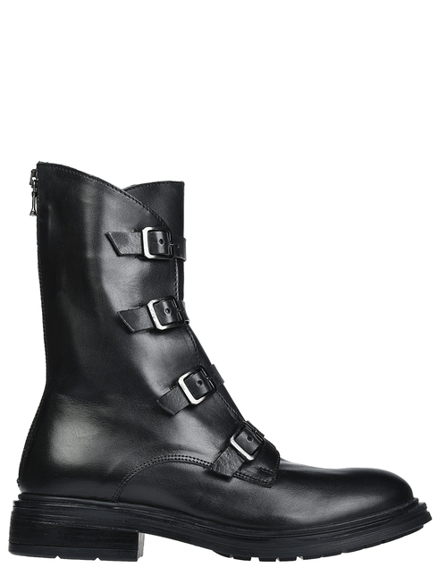 женские черные кожаные Ботинки Roberto Serpentini 3898_black - фото-5