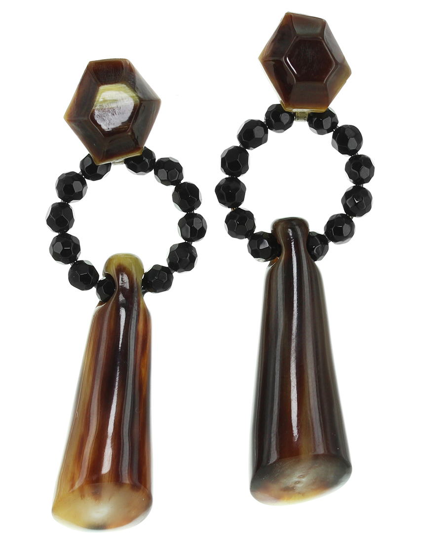 

Серьги, Коричневый