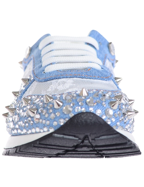 голубые женские Кроссовки Philipp Plein 0179_blue 23154 грн