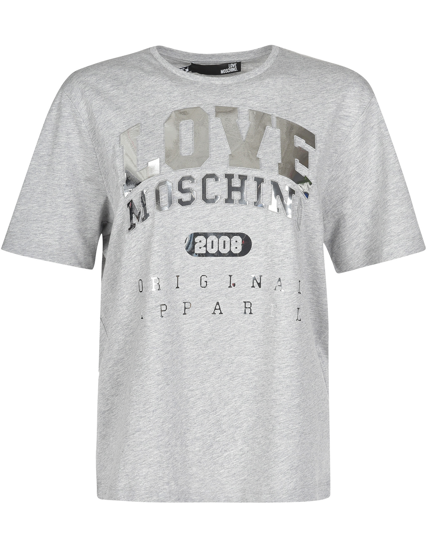 Женская футболка LOVE MOSCHINO W4F8716M3517A688_gray